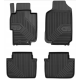 CAR RUBBER FLOOR MATS BLACK HONDA ACCORD VII (2002-2008) NO.77 FROGUM