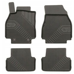 CAR RUBBER FLOOR MATS BLACK RENAULT MEGANE II (2002-2008) NO.77 FROGUM