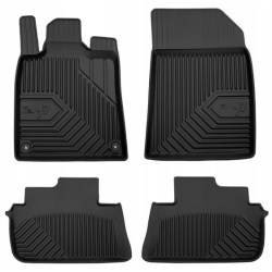 CAR RUBBER FLOOR MATS BLACK PEUGEOT 407 (2004-2011) NO.77 FROGUM