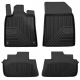 CAR RUBBER FLOOR MATS BLACK PEUGEOT 407 (2004-2011) NO.77 FROGUM