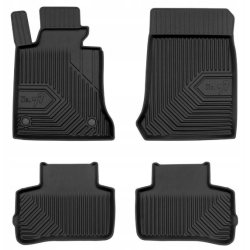 CAR RUBBER FLOOR MATS BLACK MB GLK X204 (2008-2015) NO.77 FROGUM