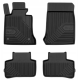 CAR RUBBER FLOOR MATS BLACK MB GLK X204 (2008-2015) NO.77 FROGUM