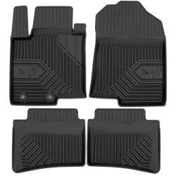 ALFOMBRILLAS DE GOMA PARA COCHE HYUNDAI BAYON NEGRAS (2021-...) N.º 77 FROGUM