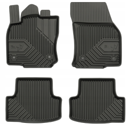 CAR RUBBER FLOOR MATS BLACK SEAT ATECA (2016-...) NO.77 FROGUM