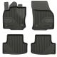 CAR RUBBER FLOOR MATS BLACK SEAT ATECA (2016-...) NO.77 FROGUM