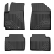 CAR RUBBER FLOOR MATS BLACK HYUNDAI I10 (2019-...) NO.77 FROGUM