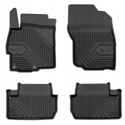 CAR RUBBER FLOOR MATS BLACK MITSUBISHI LANCER VIII (2007-2017) NO.77 FROGUM