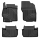 CAR RUBBER FLOOR MATS BLACK MITSUBISHI LANCER VIII (2007-2017) NO.77 FROGUM