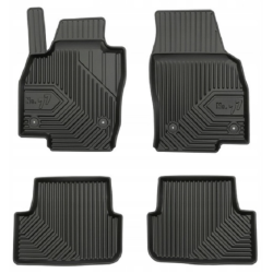 CAR RUBBER FLOOR MATS BLACK SEAT ARONA (2017-...) NO.77 FROGUM