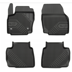 CAR RUBBER FLOOR MATS BLACK FORD MONDEO (31 cm)(2007-2014) NO.77 FROGUM