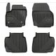 CAR RUBBER FLOOR MATS BLACK FORD MONDEO (31 cm)(2007-2014) NO.77 FROGUM