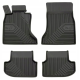 CAR RUBBER FLOOR MATS BLACK BMW 5 F10/F11 Facelift Xdrive (2013-2017) NO.77 FROGUM