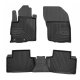 CAR RUBBER FLOOR MATS BLACK MITSUBISHI OUTLANDER II (2006-2012) NO.77 FROGUM