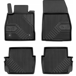 CAR RUBBER FLOOR MATS BLACK FORD PUMA (2019-...) NO.77 FROGUM