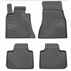 CAR RUBBER FLOOR MATS BLACK BMW 6 GT G32 (2017-...) NO.77 FROGUM