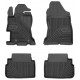 CAR RUBBER FLOOR MATS BLACK SUBARU IMPREZA V (2017-...) NO.77 FROGUM