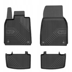CAR RUBBER FLOOR MATS BLACK AUDI E-TRON GT (2020-...) NO.77 FROGUM