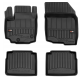 CAR RUBBER FLOOR MATS BLACK SUZUKI S-CROSS III (2021-…)  3D FROGUM