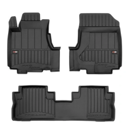 ALFOMBRILLAS DE GOMA PARA COCHE HONDA CR-V (2007-2012) NEGRAS 3D FROGUM 