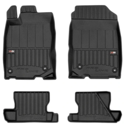 Car rubber floor mats black HONDA CR-Z (2010-2016) 3D FROGUM