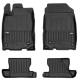Car rubber floor mats black HONDA CR-Z (2010-2016) 3D FROGUM