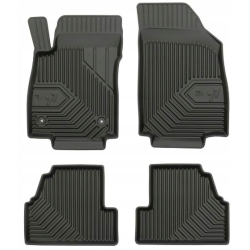 CAR RUBBER FLOOR MATS BLACK CHEVROLET TRAX (2012-2019) NO.77 FROGUM
