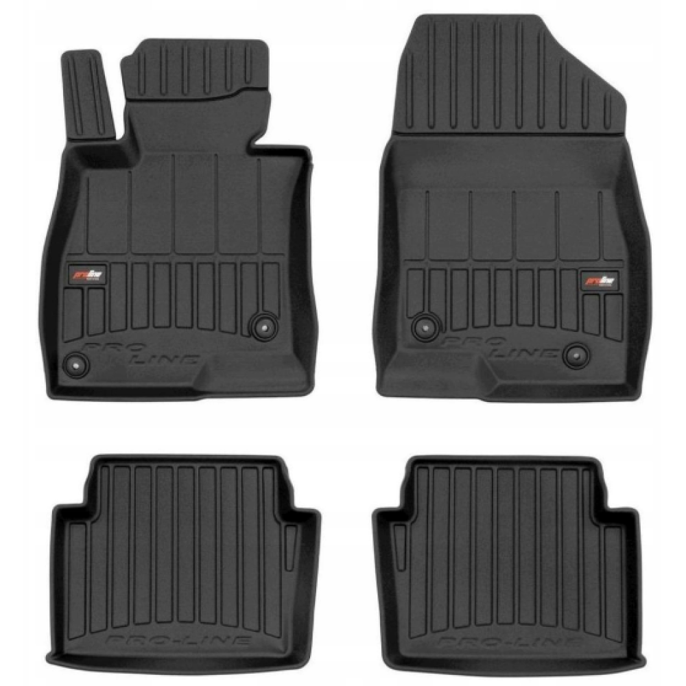 Car rubber floor mats black MAZDA 3 (2013-2019) 3D FROGUM