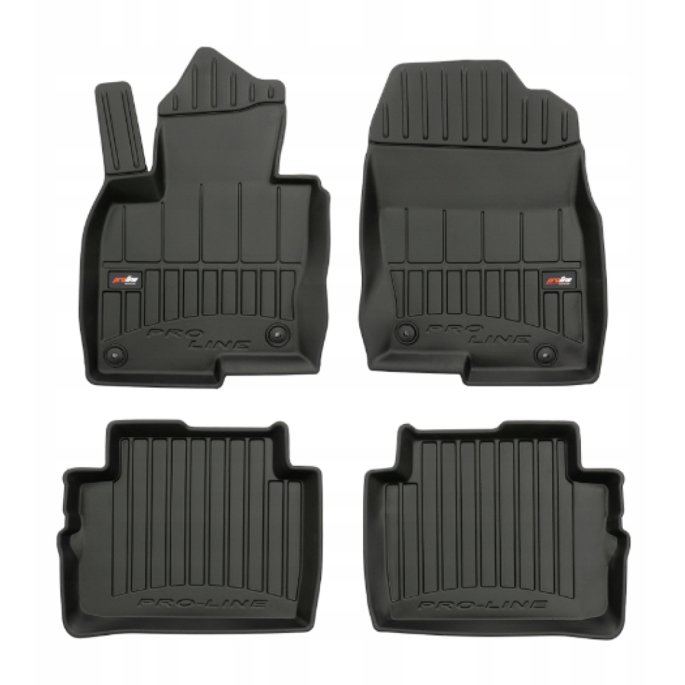 Car rubber floor mats black MAZDA CX-5 II (2017-...) 3D FROGUM