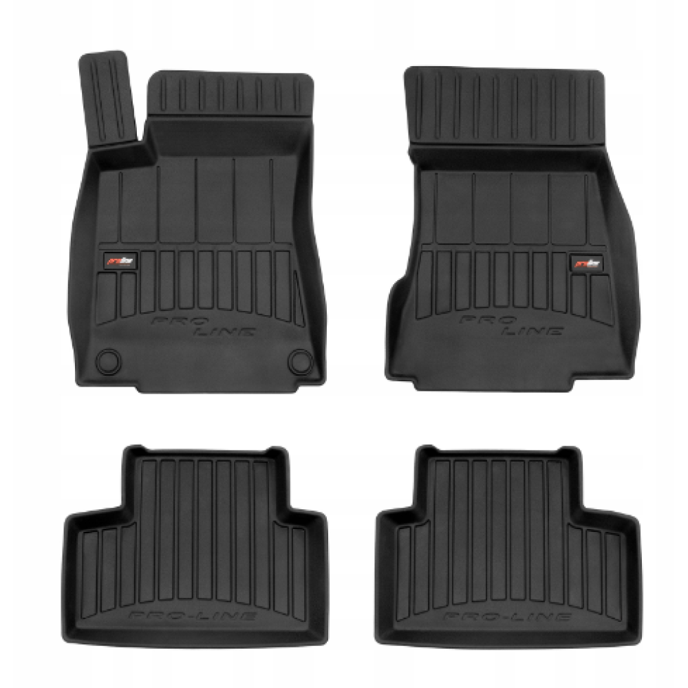 Car rubber floor mats black MB GLB-class (2020-...) 3D FROGUM