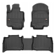 Car rubber floor mats black MB GLE-class II Coupe (2020-...) 3D FROGUM