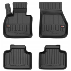 CAR RUBBER FLOOR MATS BLACK MINI COUNTRYMAN II (2016-...) 3D FROGUM