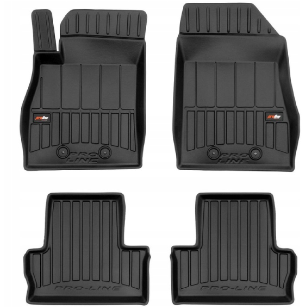 Car rubber floor mats black OPEL AMPERA (2012-2014) 3D FROGUM