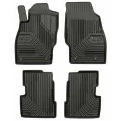 CAR RUBBER FLOOR MATS BLACK OPEL CORSA E (2014-2019) NO.77 FROGUM
