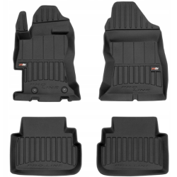Car rubber floor mats black SUBARU XV II (2017-...) 3D FROGUM