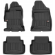 Car rubber floor mats black SUBARU XV II (2017-...) 3D FROGUM