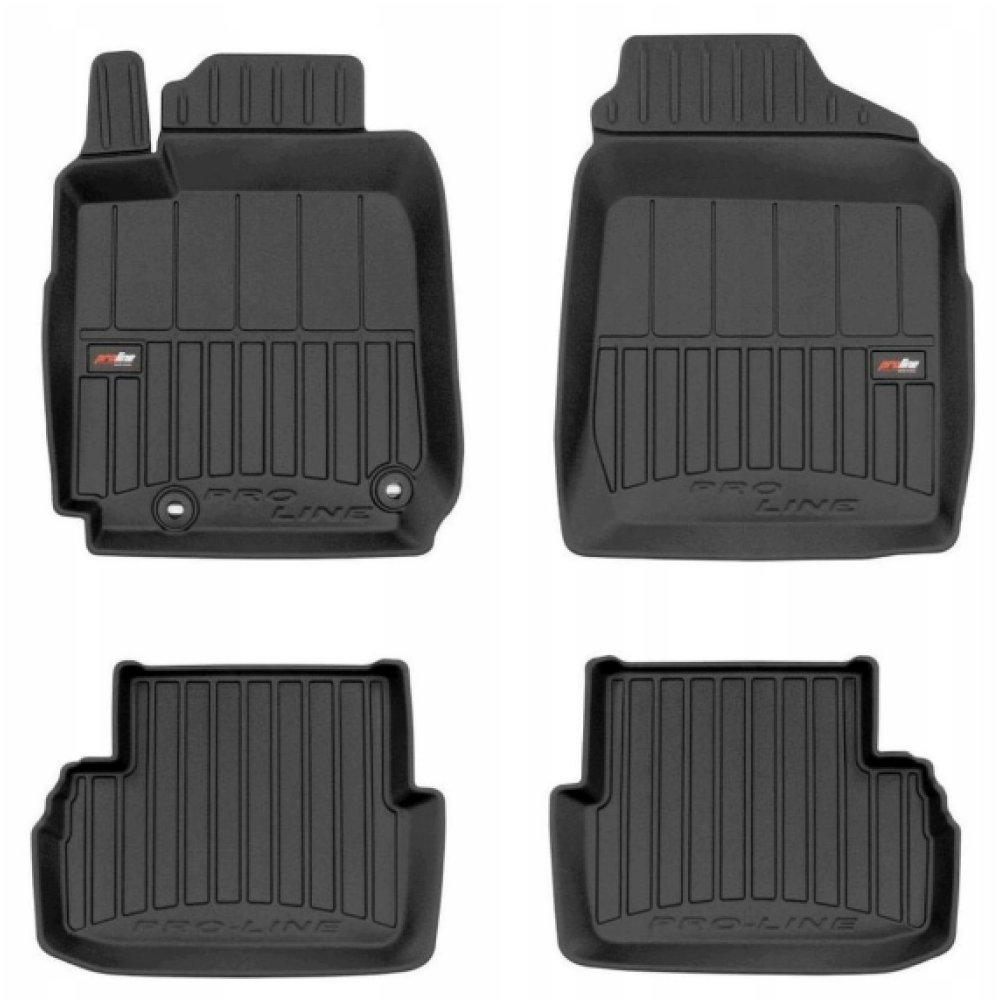 Car rubber floor mats black TOYOTA CELICA (1999-2005) 3D FROGUM