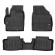 Car rubber floor mats black TOYOTA YARIS IV (2020-...) 3D FROGUM
