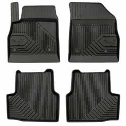 CAR RUBBER FLOOR MATS BLACK OPEL ASTRA K (2015-...) NO.77 FROGUM