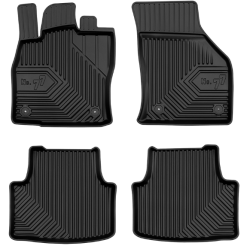 CAR RUBBER FLOOR MATS BLACK SKODA OCTAVIA III (2013-...) NO.77 FROGUM