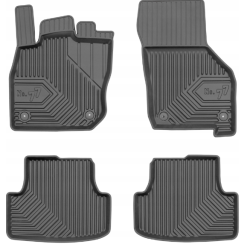 ALFOMBRILLAS DE GOMA NEGRAS PARA COCHE VOLKSWAGEN GOLF VIII eTSI (2020-...) N.º 77 FROGUM