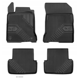 CAR RUBBER FLOOR MATS BLACK RENAULT LAGUNA III (2007-2015) NO.77 FROGUM