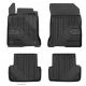 CAR RUBBER FLOOR MATS BLACK RENAULT LAGUNA III (2007-2015) NO.77 FROGUM