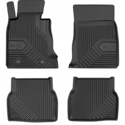 CAR RUBBER FLOOR MATS BLACK BMW 5 E39 (1995-2004) NO.77 FROGUM