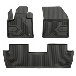CAR RUBBER FLOOR MATS BLACK PEUGEOT 5008 II (2017-...) NO.77 FROGUM