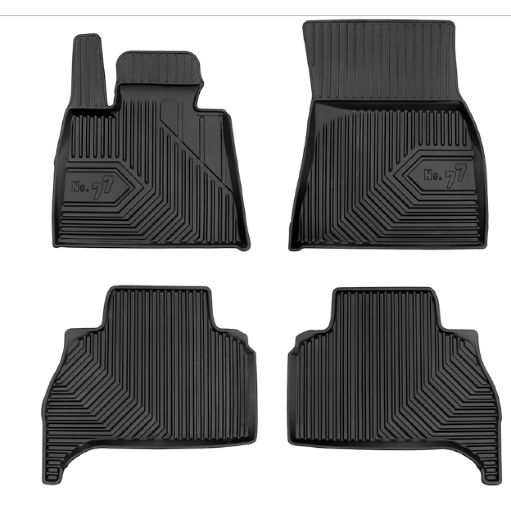 ALFOMBRILLAS DE GOMA PARA COCHE NEGRAS BMW X5 G05 (2018-...) N.º 77 FROGUM