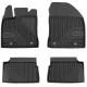 CAR RUBBER FLOOR MATS BLACK LEXUS CT (2011-...) NO.77 FROGUM