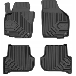 CAR RUBBER FLOOR MATS BLACK SKODA YETI (2009-2017) NO.77 FROGUM