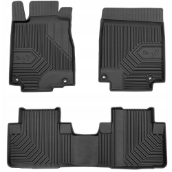 CAR RUBBER FLOOR MATS BLACK HONDA CR-V IV (2012-2018) NO.77 FROGUM