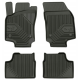 CAR RUBBER FLOOR MATS BLACK OPEL ASTRA H (2004-2014) NO.77 FROGUM
