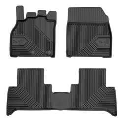 CAR RUBBER FLOOR MATS BLACK RENAULT SCENIC III (2009-2016) NO.77 FROGUM